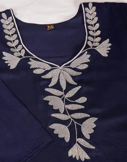 Elegant Embroidered Kurta Set with Dupatta & Pants – 3-Piece Ethnic Wear for Women